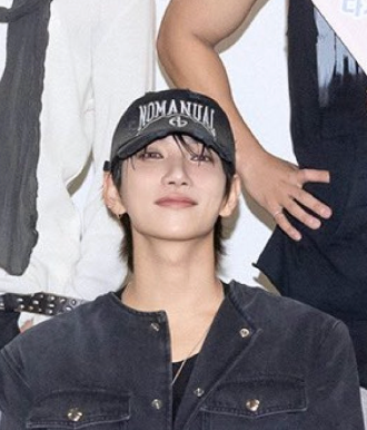 NOMANUAL - DESTROYED BALL CAP - WASHED BLACK (Worn by Seventeen Joshua)