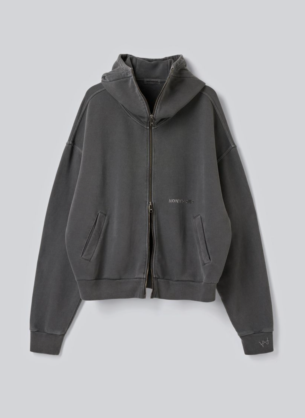NONYMOUSAA [Worn by Gang Dong-won] Fading High Zip-Up