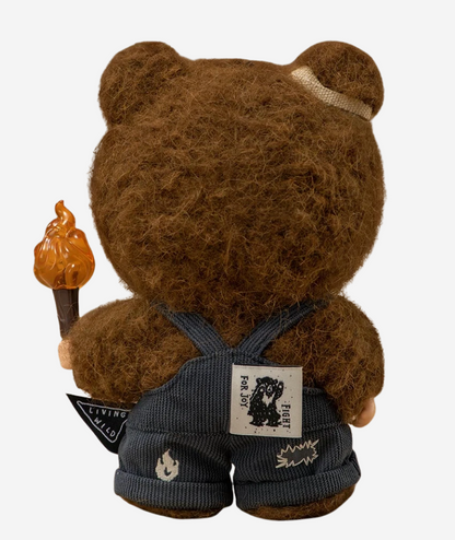 Pop Mart Hirono Living Wild-Fight For Joy Plush Doll (As seen on BTS V -  Taehyung)