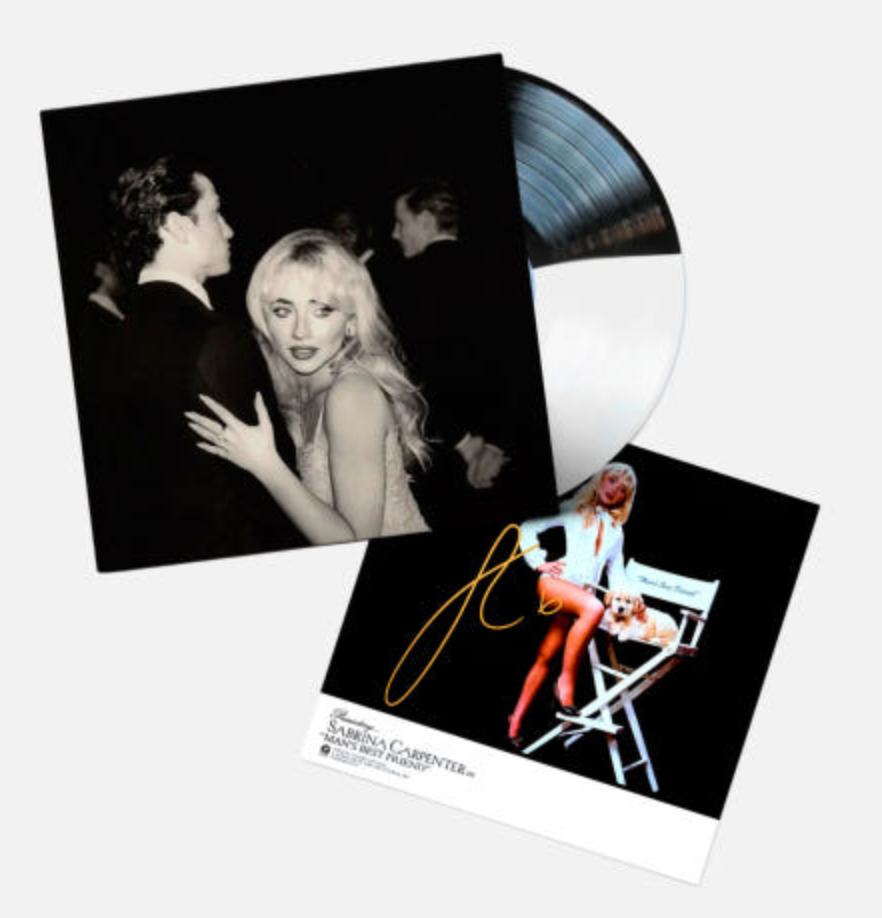 Sabrina Carpenter - Man's Best Friend 7th Regular Album (Autographed - Black/White Color) Vinyl LP