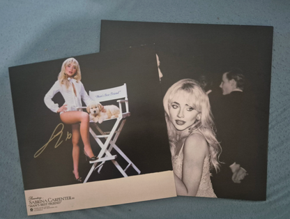 Sabrina Carpenter - Man's Best Friend 7th Regular Album (Autographed - Black/White Color) Vinyl LP