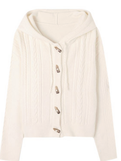 MIXXO - Hooded Toggle Cardigan