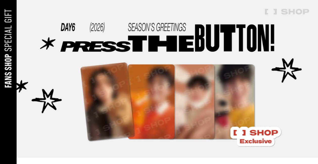 DAY 6 2026 SEASON'S GREETINGS [PRESS THE BUTTON] (+ Pre-Order Gift)