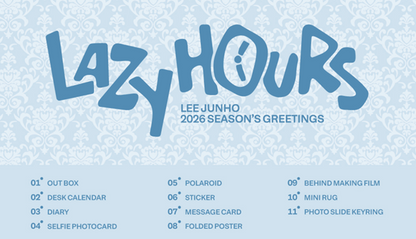 LEE JUNHO 2026 SEASON'S GREETINGS [LAZY HOURS]