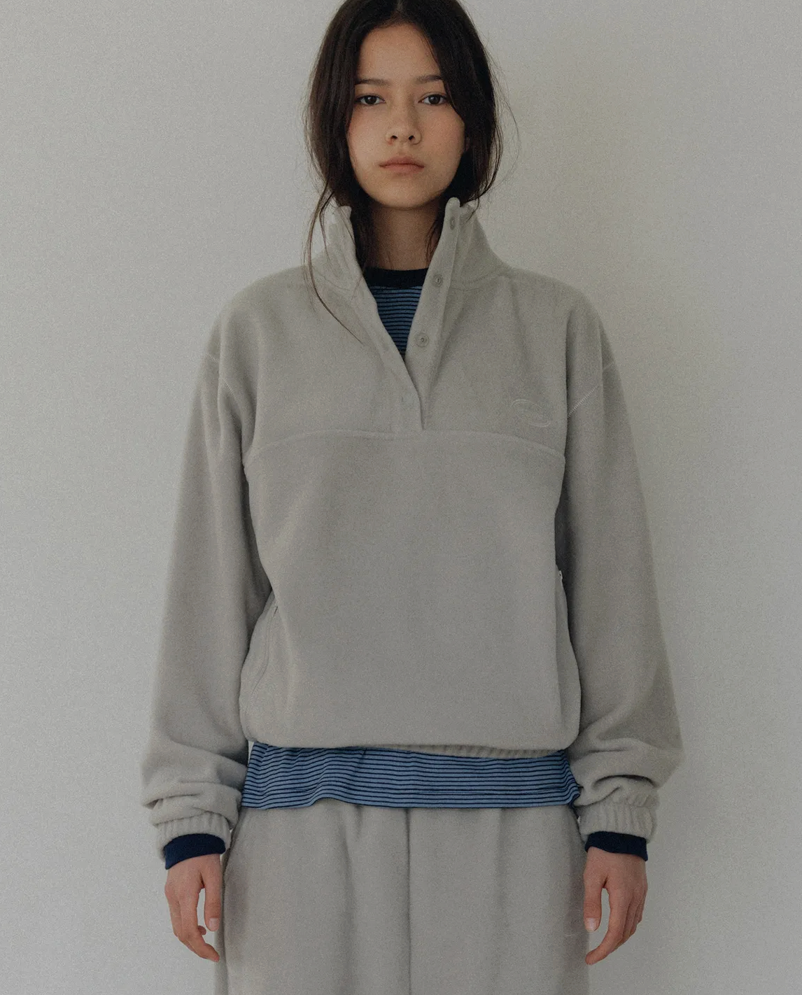 [Worn by Blackpink Jisoo] Andneeds Jeff Fleece Anorak Top & Pants