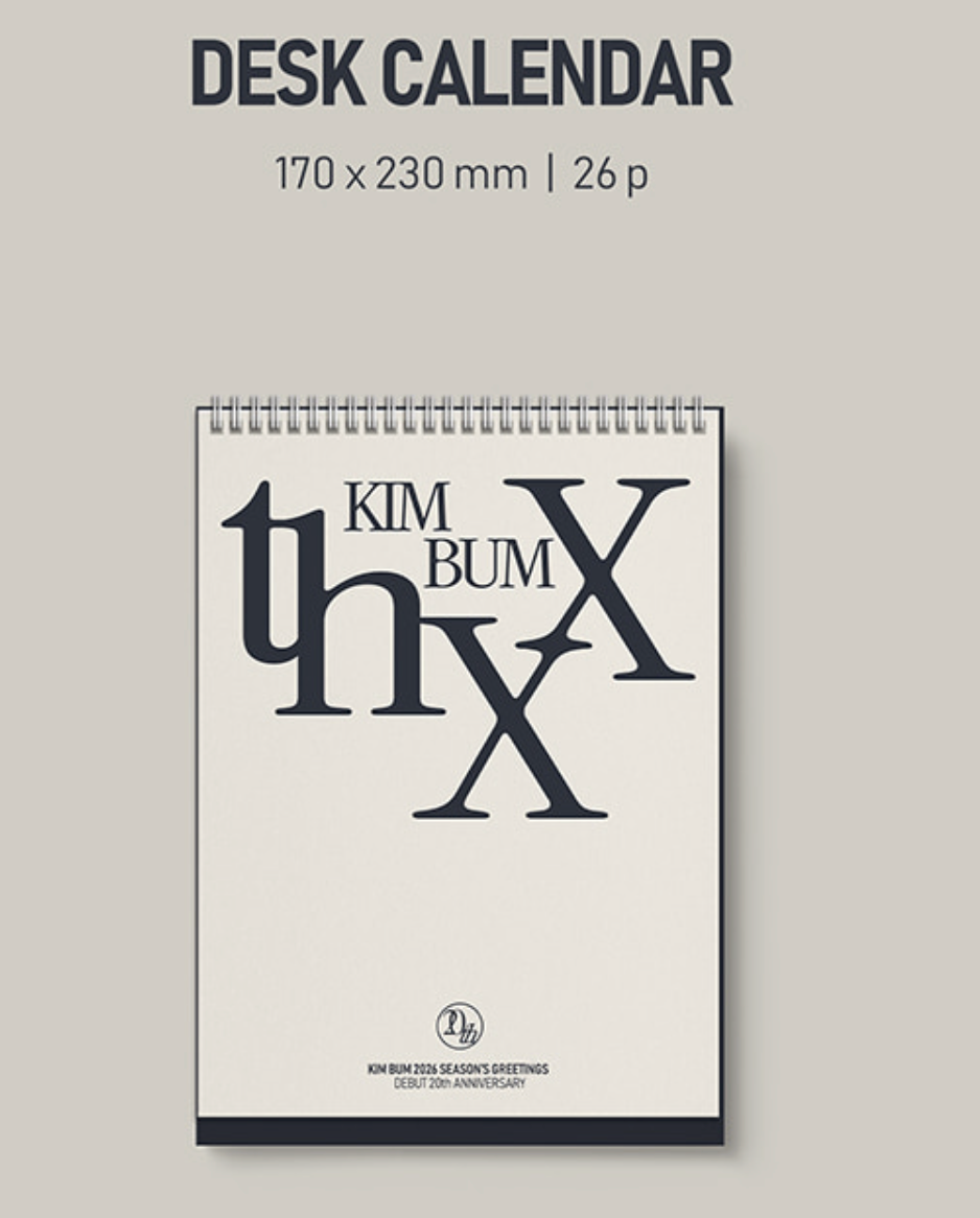 KIM BUM - 2026 SEASON'S GREETINGS : thXX
