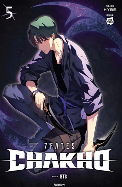 BTS 7FATES: CHAKHO Comic Book (7 Volumes)