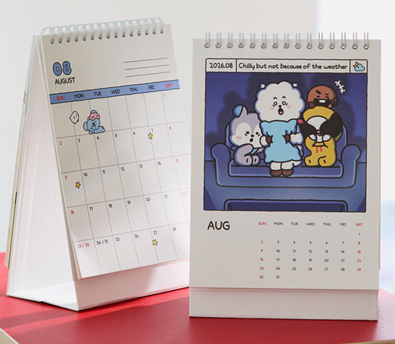 BTS BT21 - 2026 Desk Calendar