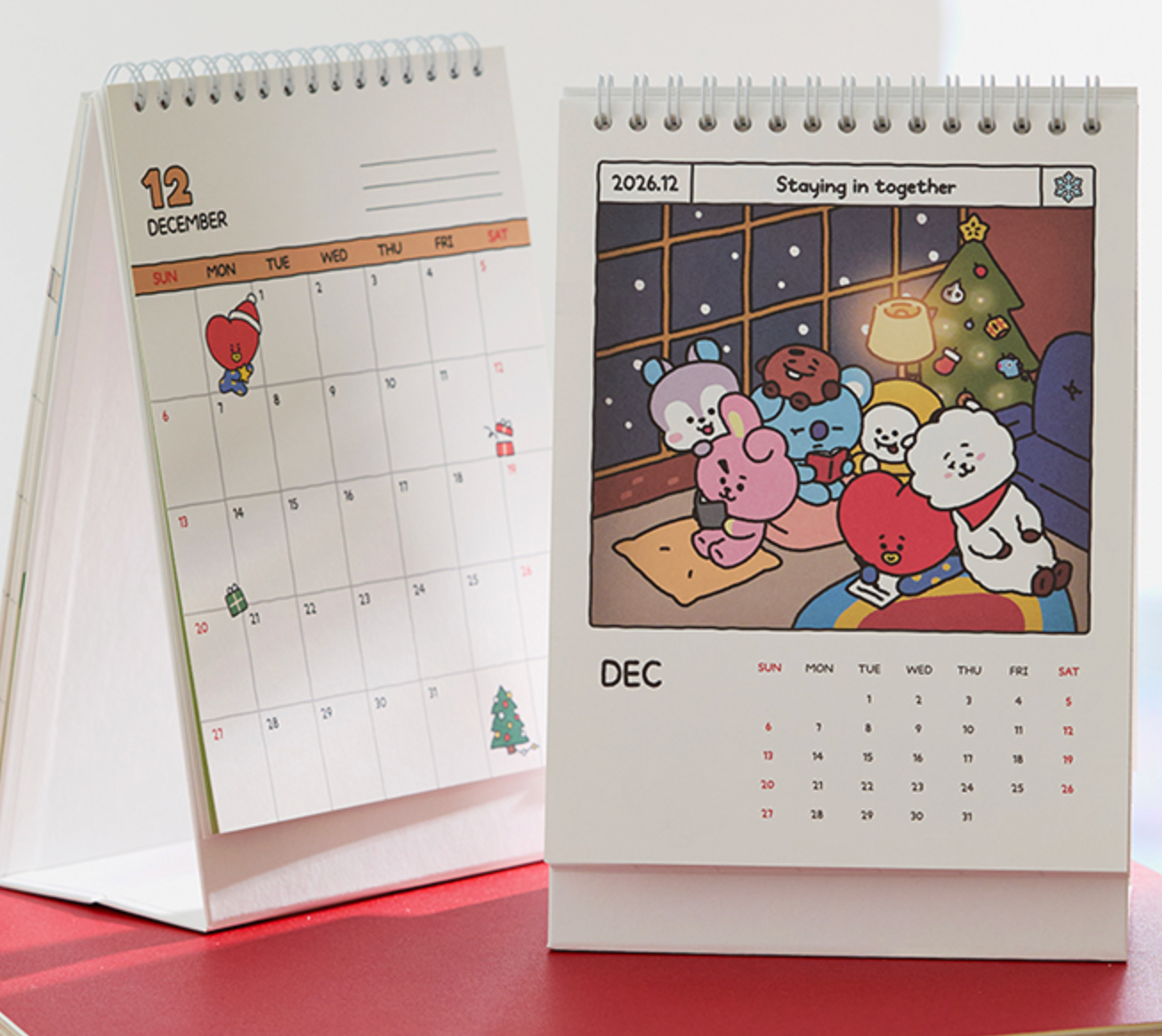 BTS BT21 - 2026 Desk Calendar