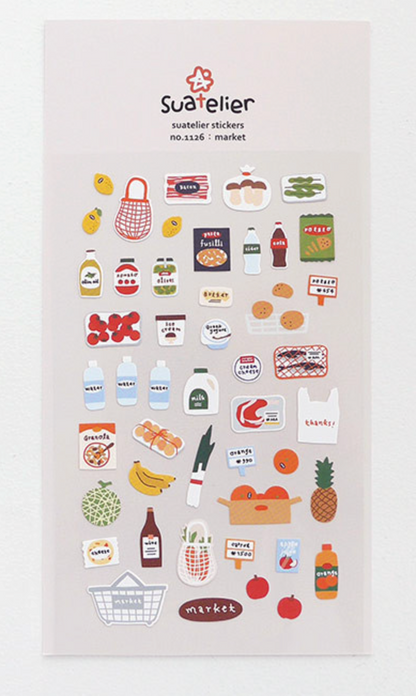 Suatelier Design - Decoration Stickers (For Journal / Planner / Diary )