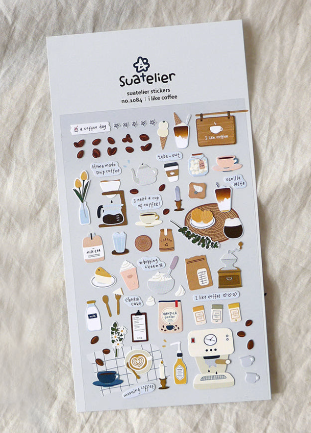 Suatelier Design - Decoration Stickers (For Journal / Planner / Diary )