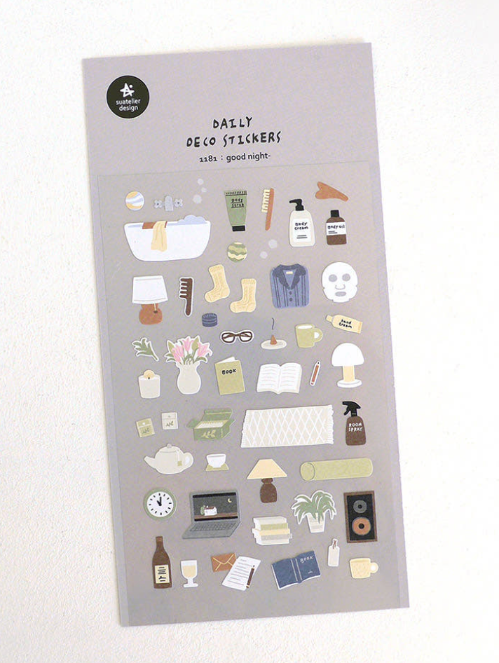 Suatelier Design - Decoration Stickers (For Journal / Planner / Diary )