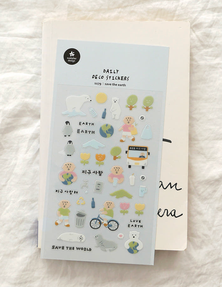 Suatelier Design - Decoration Stickers (For Journal / Planner / Diary )
