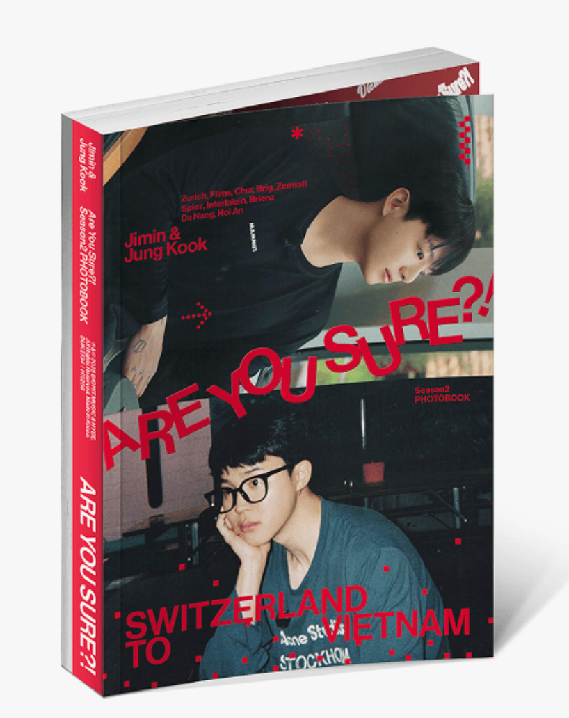 BTS Jimin x Jungkook <ARE YOU SURE?! Season 2> PHOTOBOOK (+Special Gift)