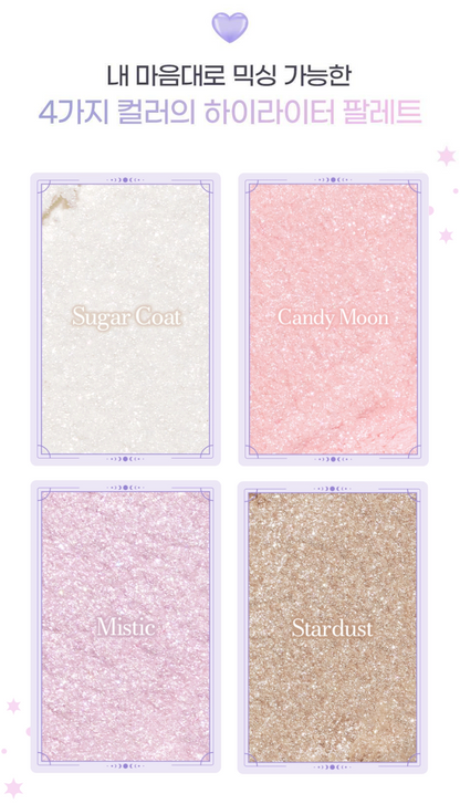 [Holiday Edition] Hearts2Hearts X 2AN Jelly Glow Highlighter Palette 10.8g