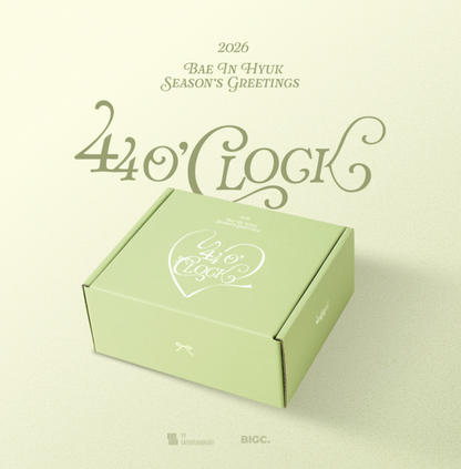 BAE IN HYUK 2026 SEASON'S GREETINGS 44 O'Clock