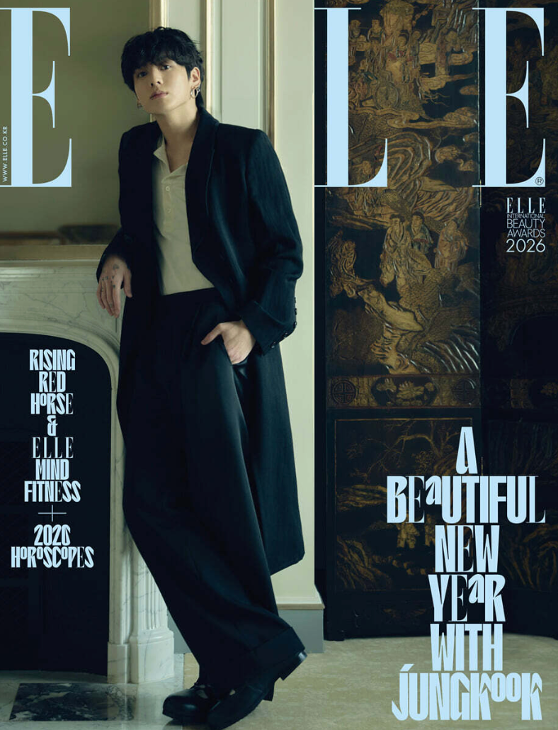 BTS Jungkook [JK]  - Elle January 2026 Magazine [9 Types]