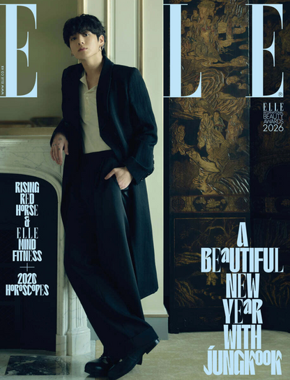 BTS Jungkook [JK]  - Elle January 2026 Magazine [9 Types]