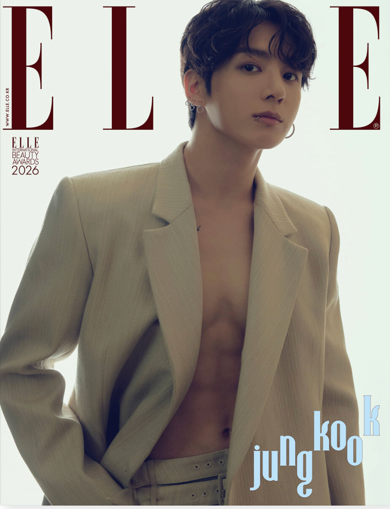 BTS Jungkook [JK]  - Elle January 2026 Magazine [9 Types]