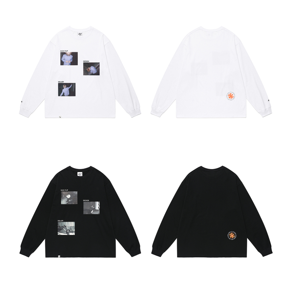 CAVISH × KickFlip Donghwa My First Pic LS Tee