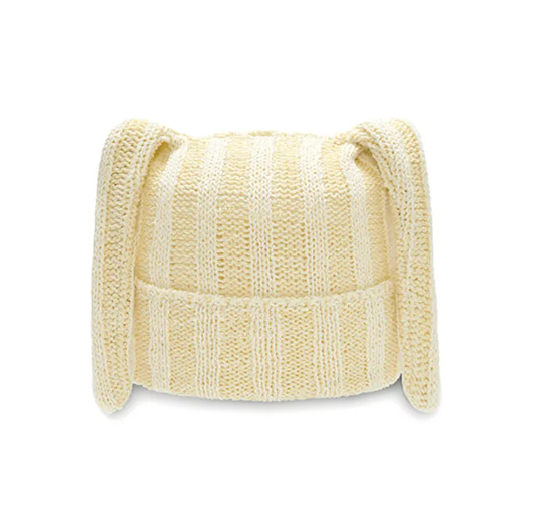 [Aespa Winter Worn] Awesome Needs Long Ear Knit Hat_Butter