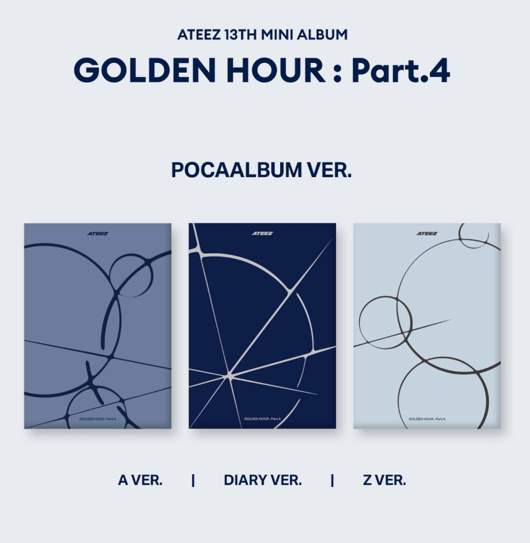 ATEEZ - 13th Mini Album -  GOLDEN HOUR : Part.4