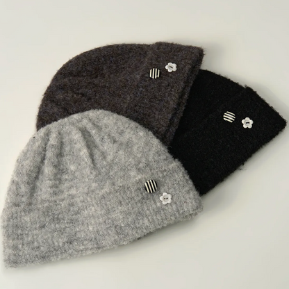 TOFFEE - Button Point Beanie