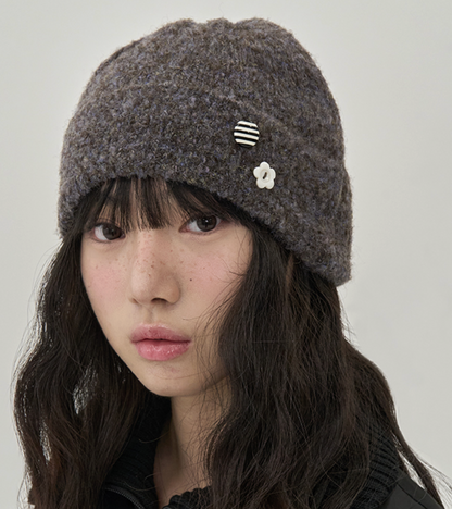 TOFFEE - Button Point Beanie