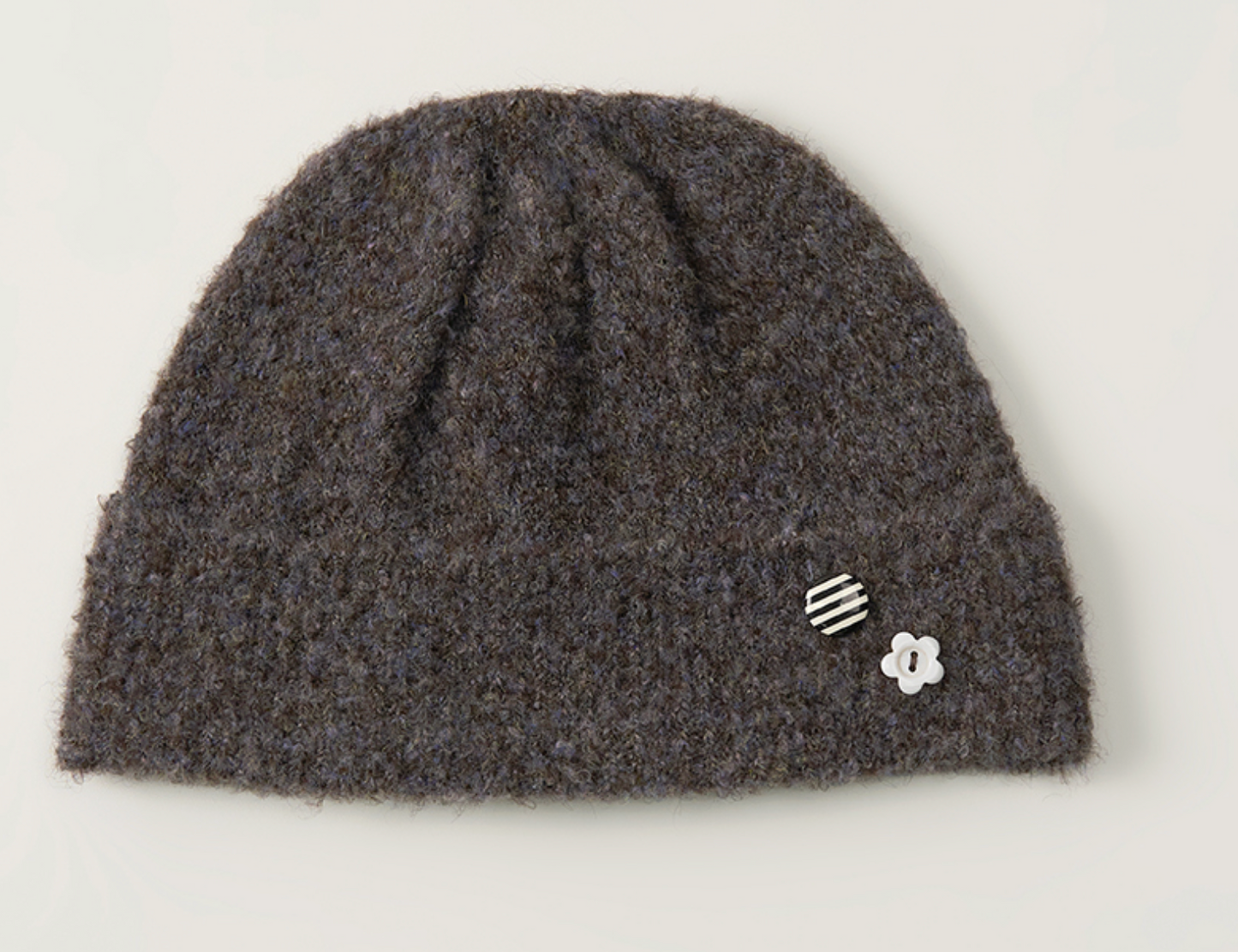 TOFFEE - Button Point Beanie