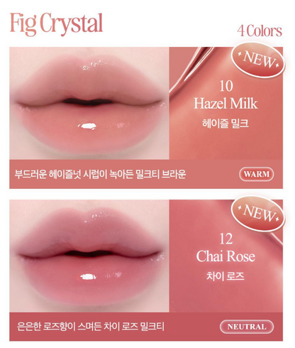 [Milk Tea Edition] Clio Crystal Glam Balm 3.2g with Gift 1 Mini Lip Balm