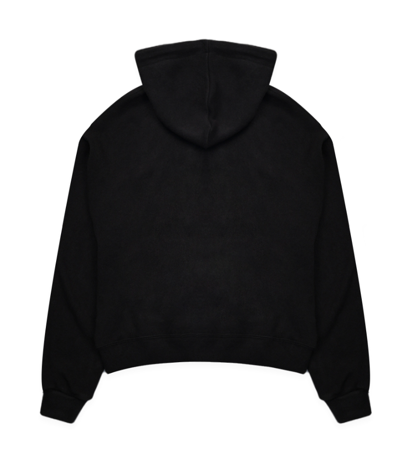 [Illit Iroha Worn] Oafish Studded Two-Way Hoodie Zip Up
