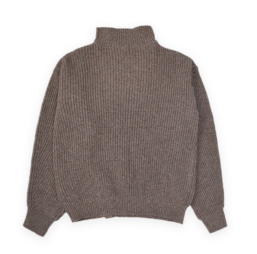 [Triple S Nakyoung Worn] Oafish Asymmetric Turtleneck Knit