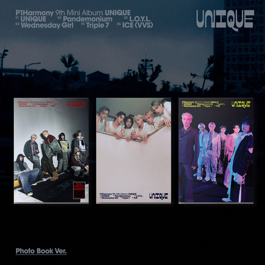 P1Harmony - UNIQUE / 9th Mini Album