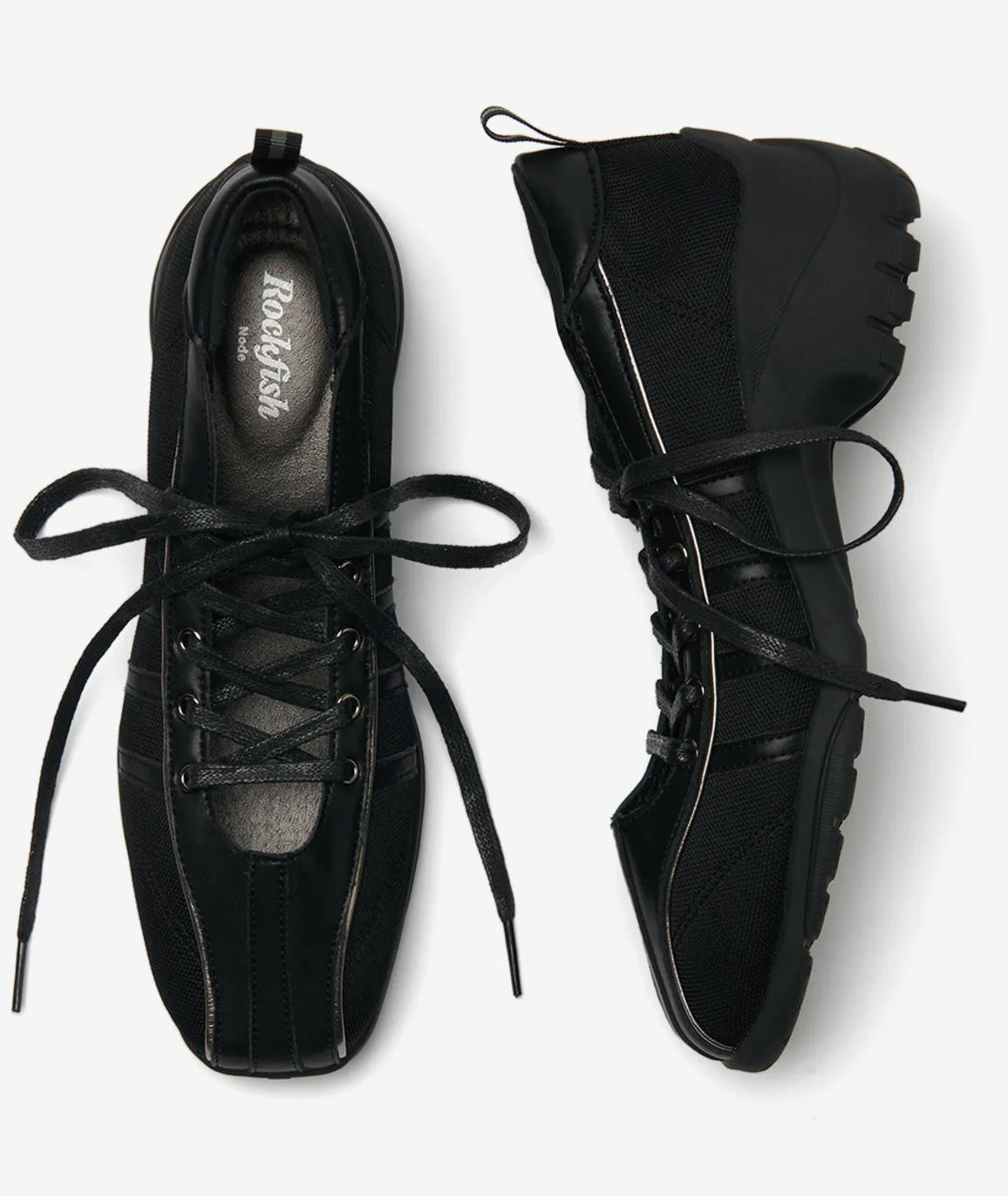 ILLIT x ROCKFISH WEATHERWEAR -  BLISS HEEL LACEUP SNEAKERS