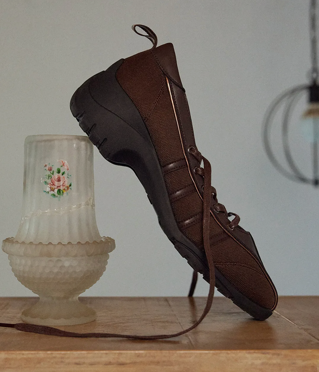 ILLIT x ROCKFISH WEATHERWEAR -  BLISS HEEL LACEUP SNEAKERS