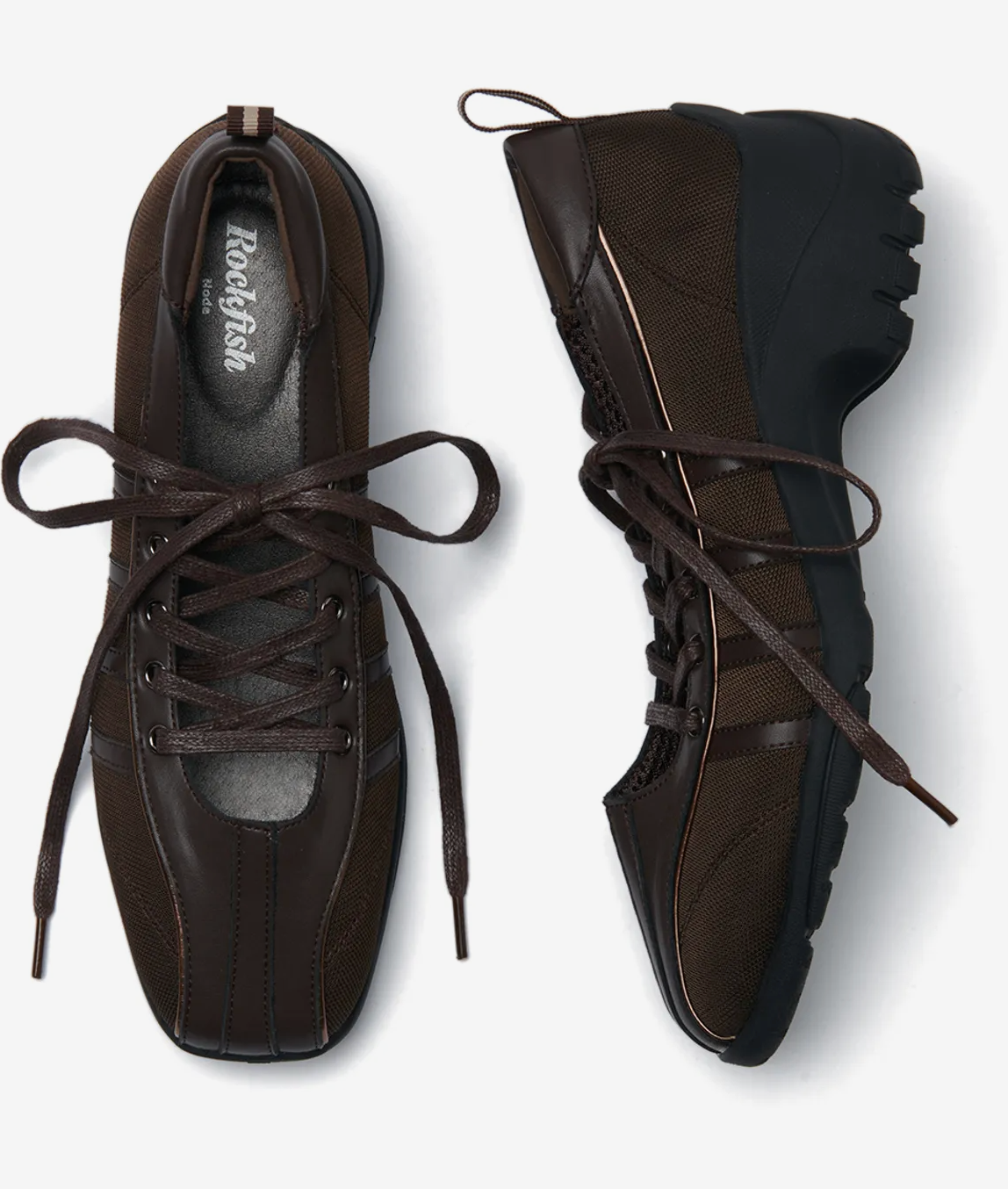 ILLIT x ROCKFISH WEATHERWEAR -  BLISS HEEL LACEUP SNEAKERS