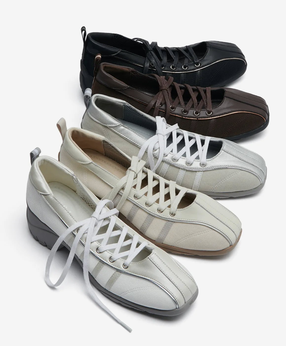 ILLIT x ROCKFISH WEATHERWEAR -  BLISS HEEL LACEUP SNEAKERS