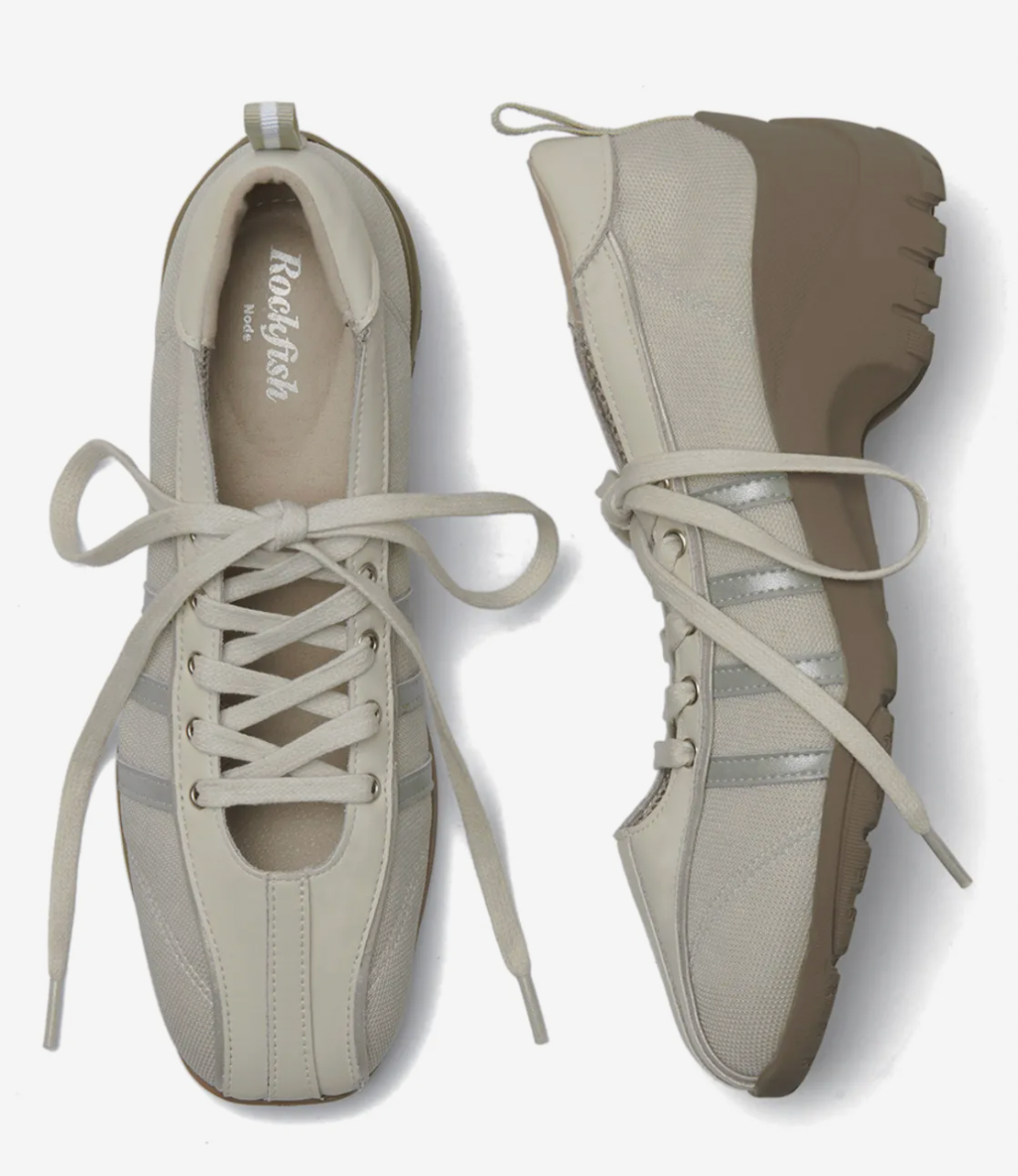 ILLIT x ROCKFISH WEATHERWEAR -  BLISS HEEL LACEUP SNEAKERS