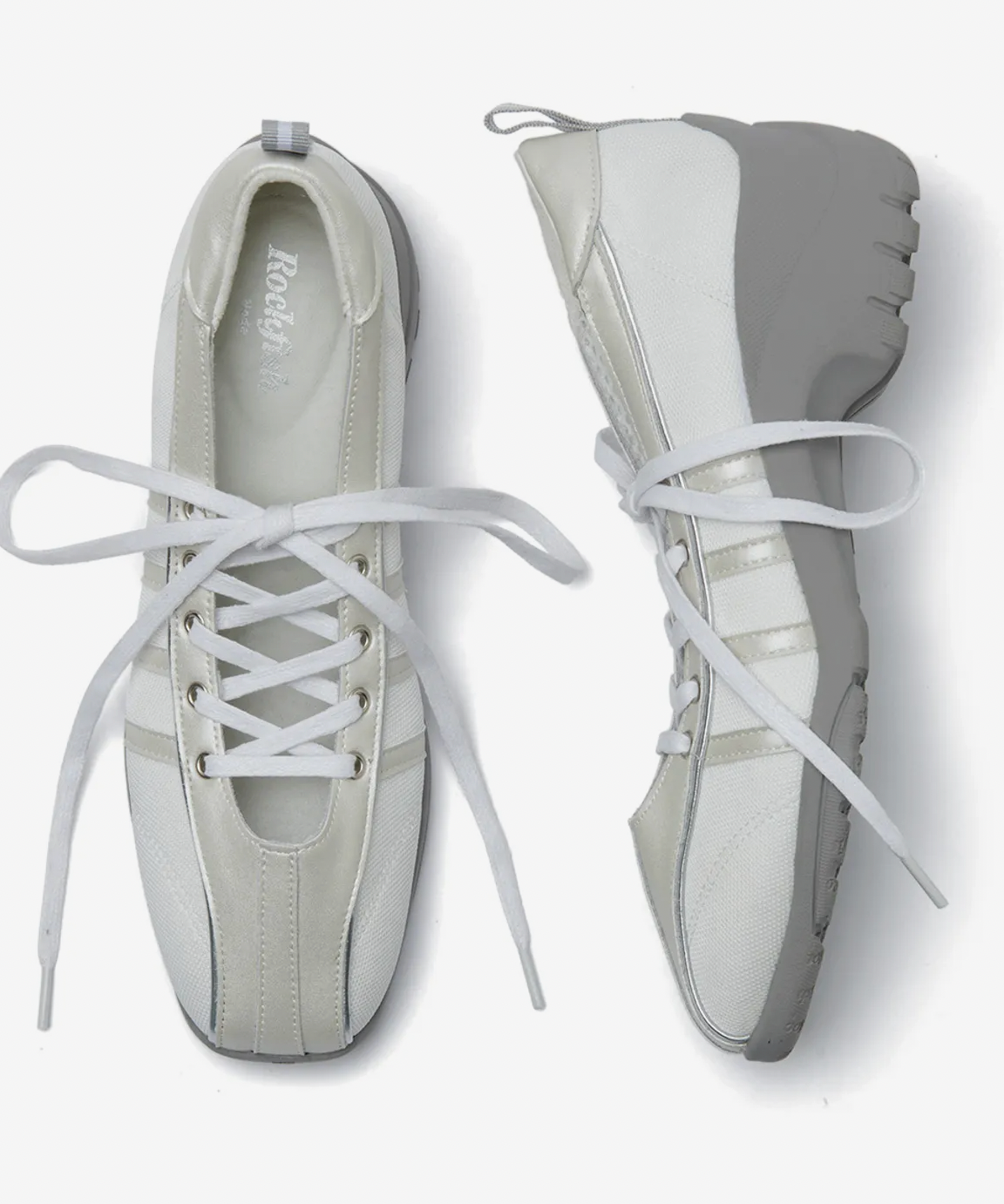 ILLIT x ROCKFISH WEATHERWEAR -  BLISS HEEL LACEUP SNEAKERS