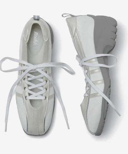 ILLIT x ROCKFISH WEATHERWEAR -  BLISS HEEL LACEUP SNEAKERS