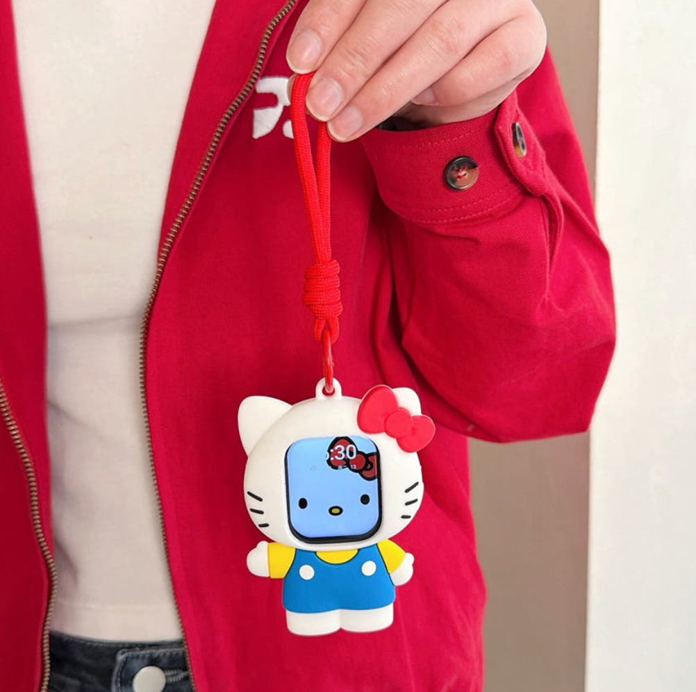 HELLO KITTY 3D Apple Watch Character Case Strap/Neck Strap