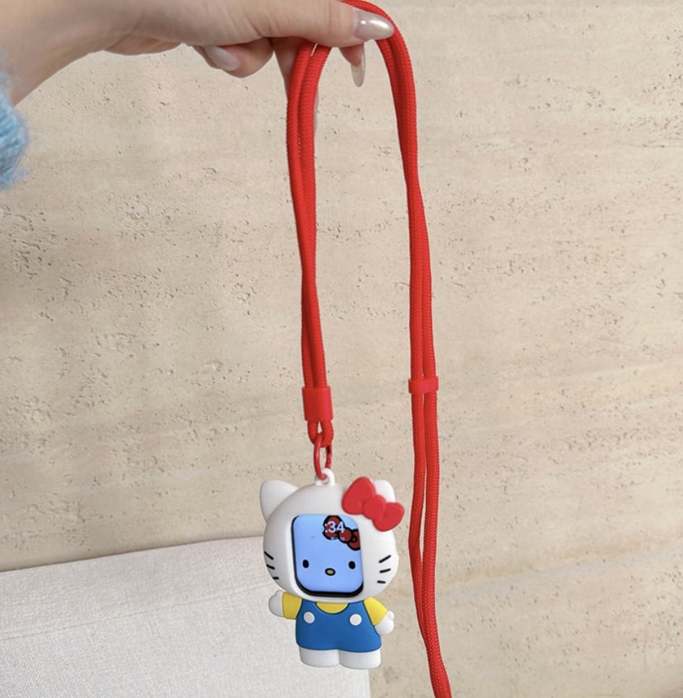 HELLO KITTY 3D Apple Watch Character Case Strap/Neck Strap