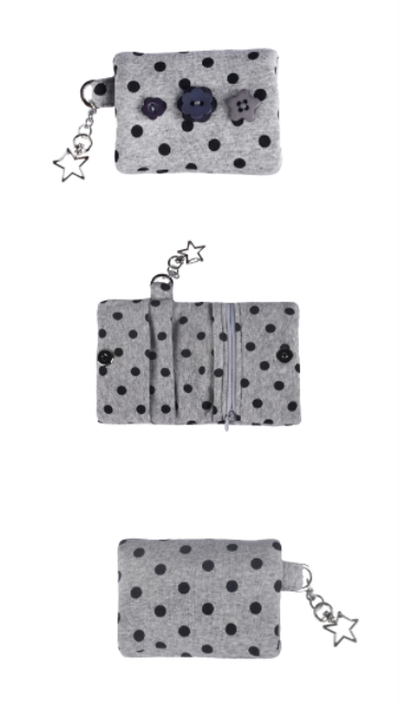 COZING - Dot Button Wallet