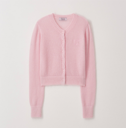 [Jang Wonyoung Pick] ROLAROLA MOHAIR WOOL BLENDED CARDIGAN
