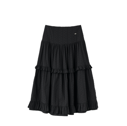 GENERAL IDEA - WOMAN Frill Tiered Long Skirt