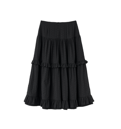 GENERAL IDEA - WOMAN Frill Tiered Long Skirt