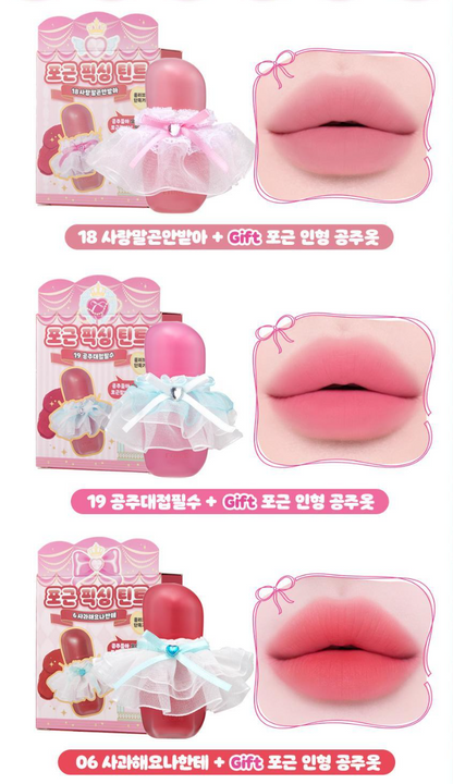[Princess House Edition] Etude Cozy Fixing Tint with Gift (Soft/Plush Doll Princess Outfit)