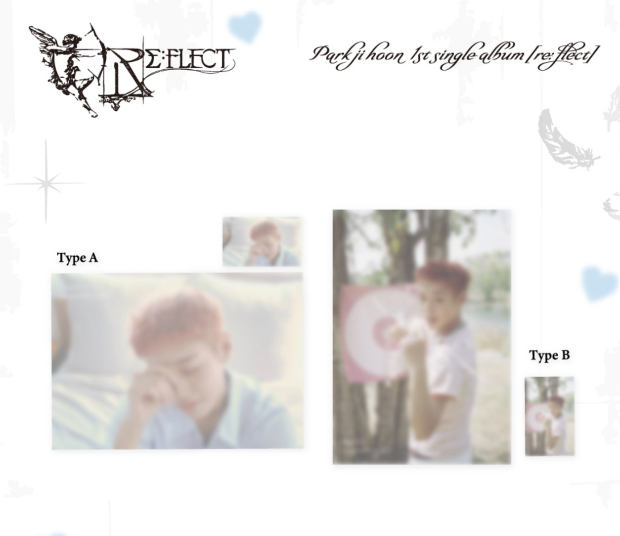 PARK JI HOON - 1st Single Album [REFLECT] OFFICIAL POP-UP MERCH MD