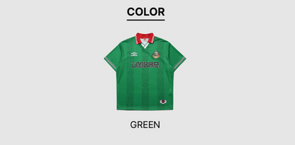 [UMBRO X NCT WISH] HBL Star Champ MEX Short Sleeve Soccer Jersey Green