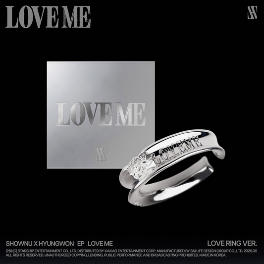 SHOWNU X HYUNGWON - LOVE ME / EP ALBUM (LOVE RING VER.) (LIMITED EDITION)